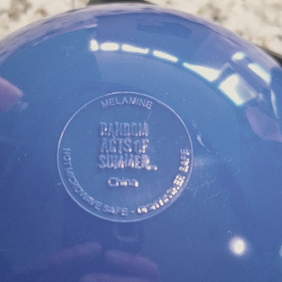 ๐ Triple dip serving bowl by Random Acts of Summer. Purple! - Picture 10 of 10